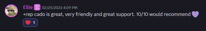 Cado Script customer review 47