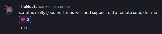 Cado Script customer review 54